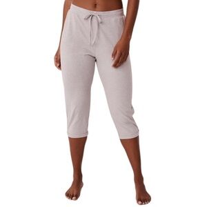La Vie en Rose NWT Grey Super Soft Fitted Capri Size MEDIUM NEW